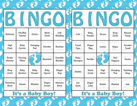 baby shower bingo card generator free